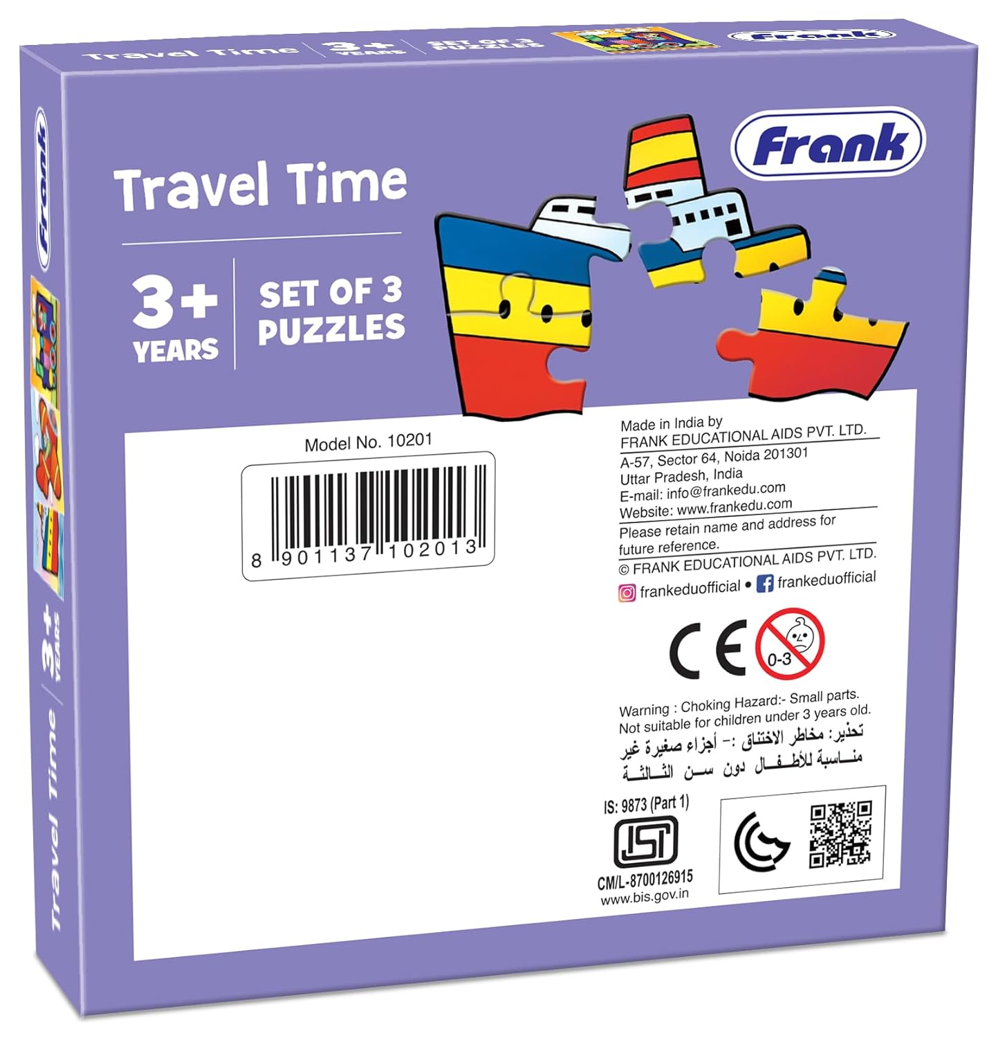 Frank Travel Time Jigsaw Puzzle