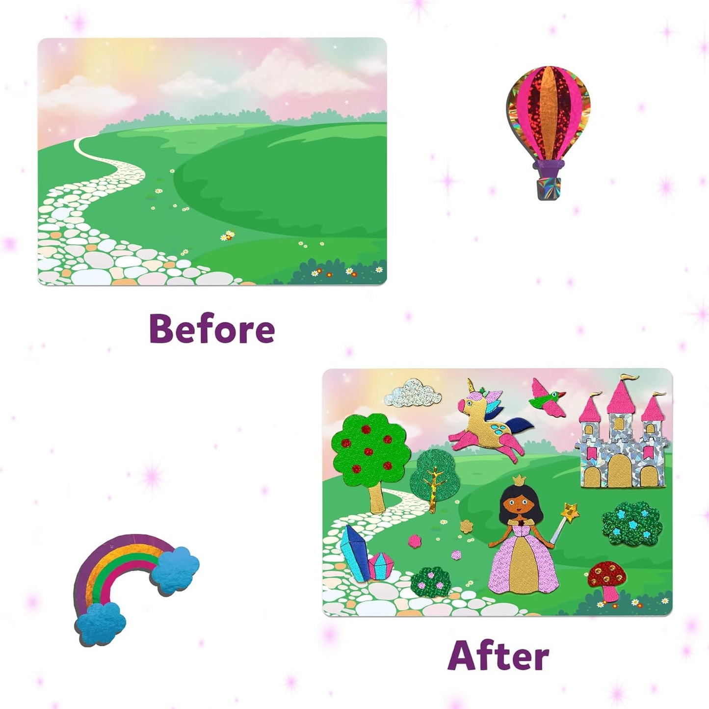 Skillmatics Foil Fun Unicorn & Princesses