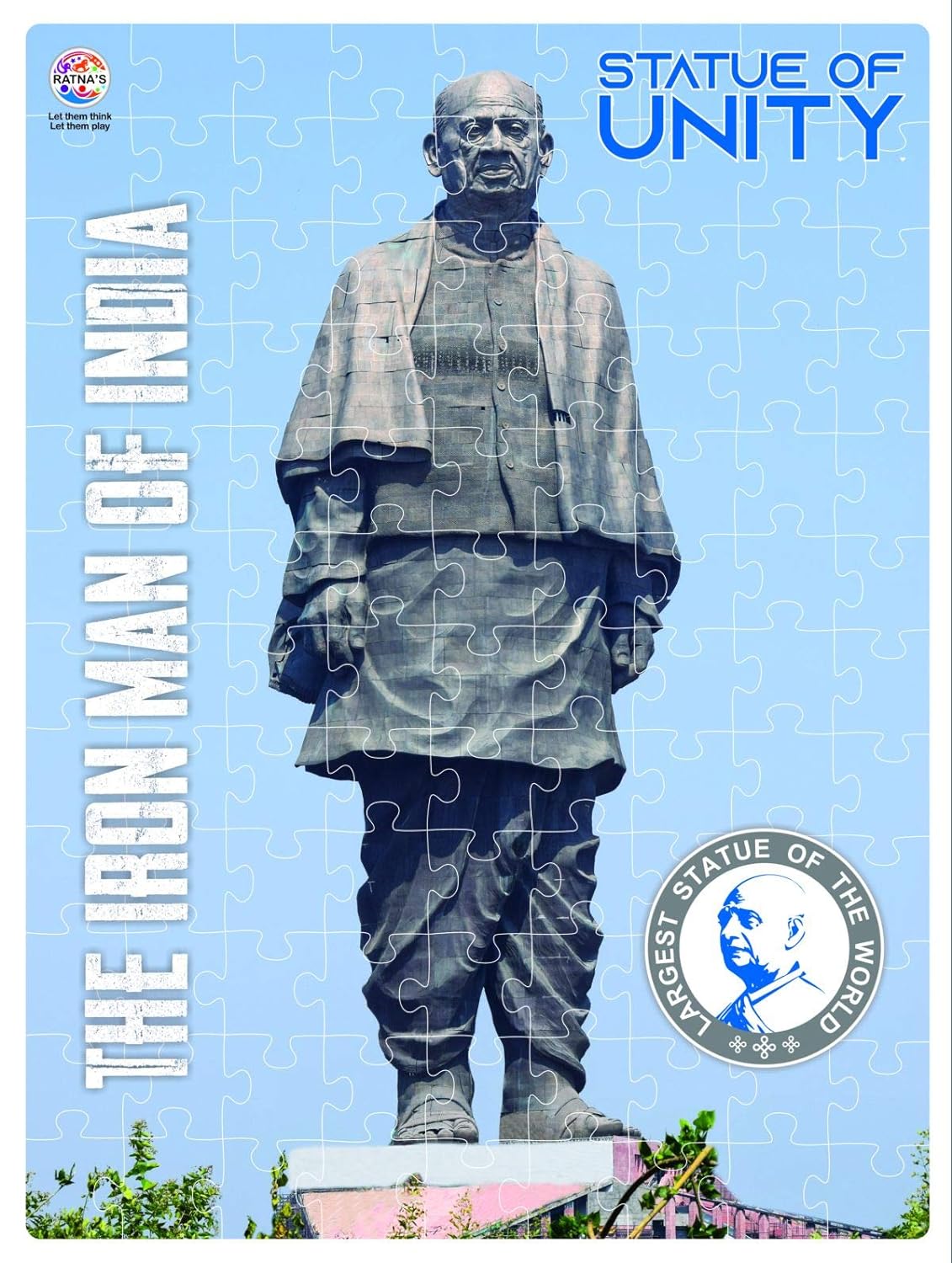 Statue of Unity 108 Pieces Jigsaw Puzzle with 12 Pages Information Booklet