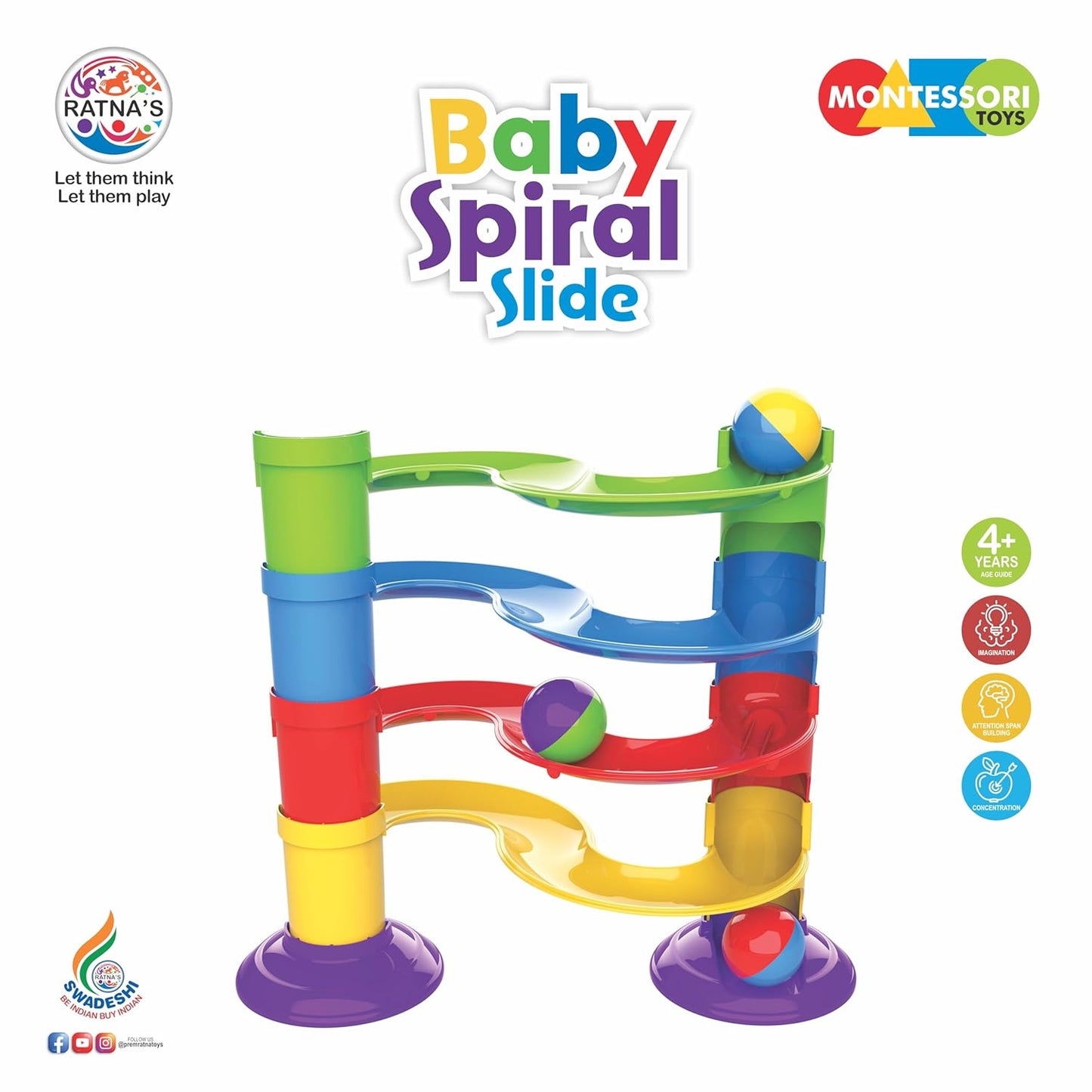 Ratnas Baby Spiral Slide
