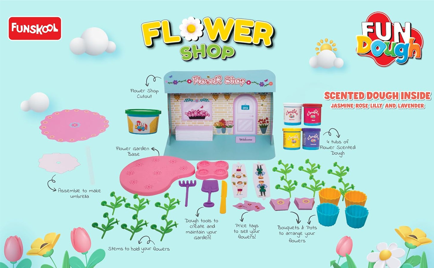 Funskool Flower Shop Fun Dough