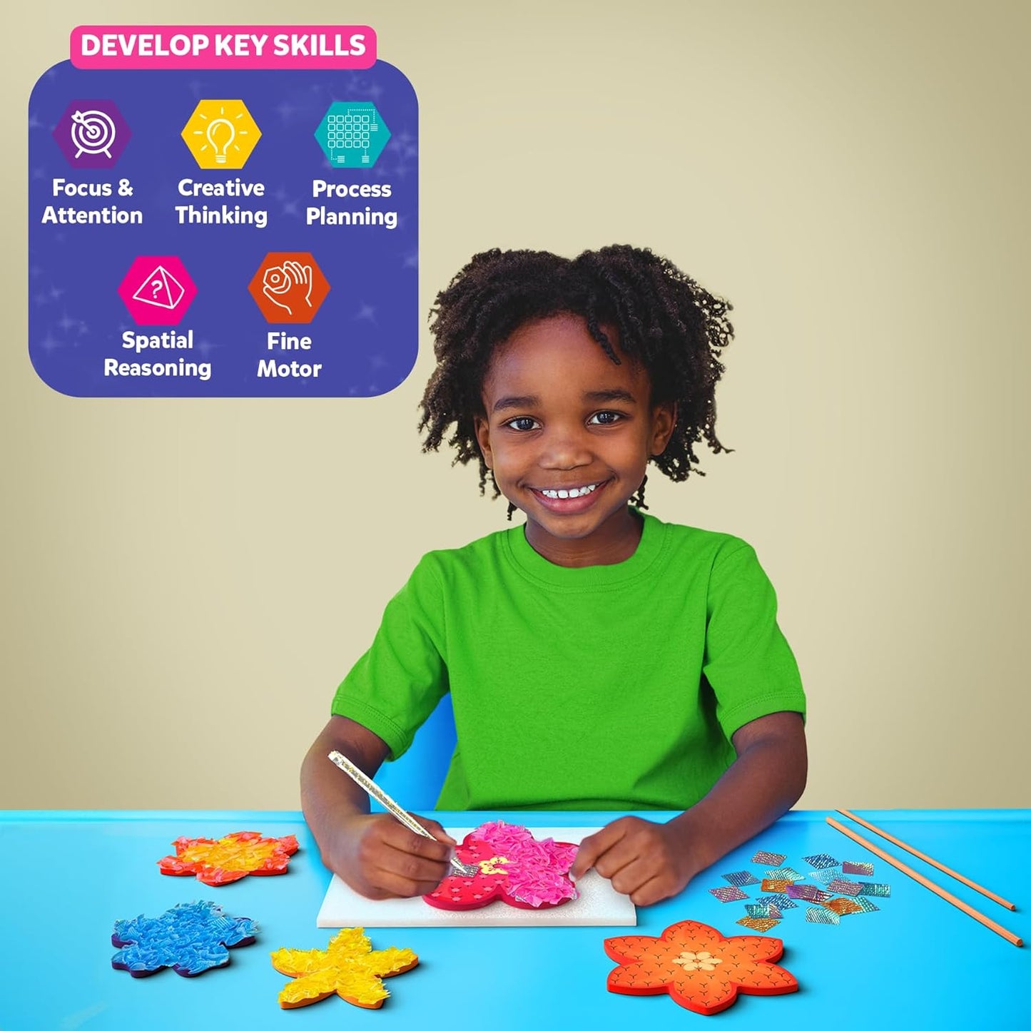 Skillmatics Poke-in Art Flower Bouquet