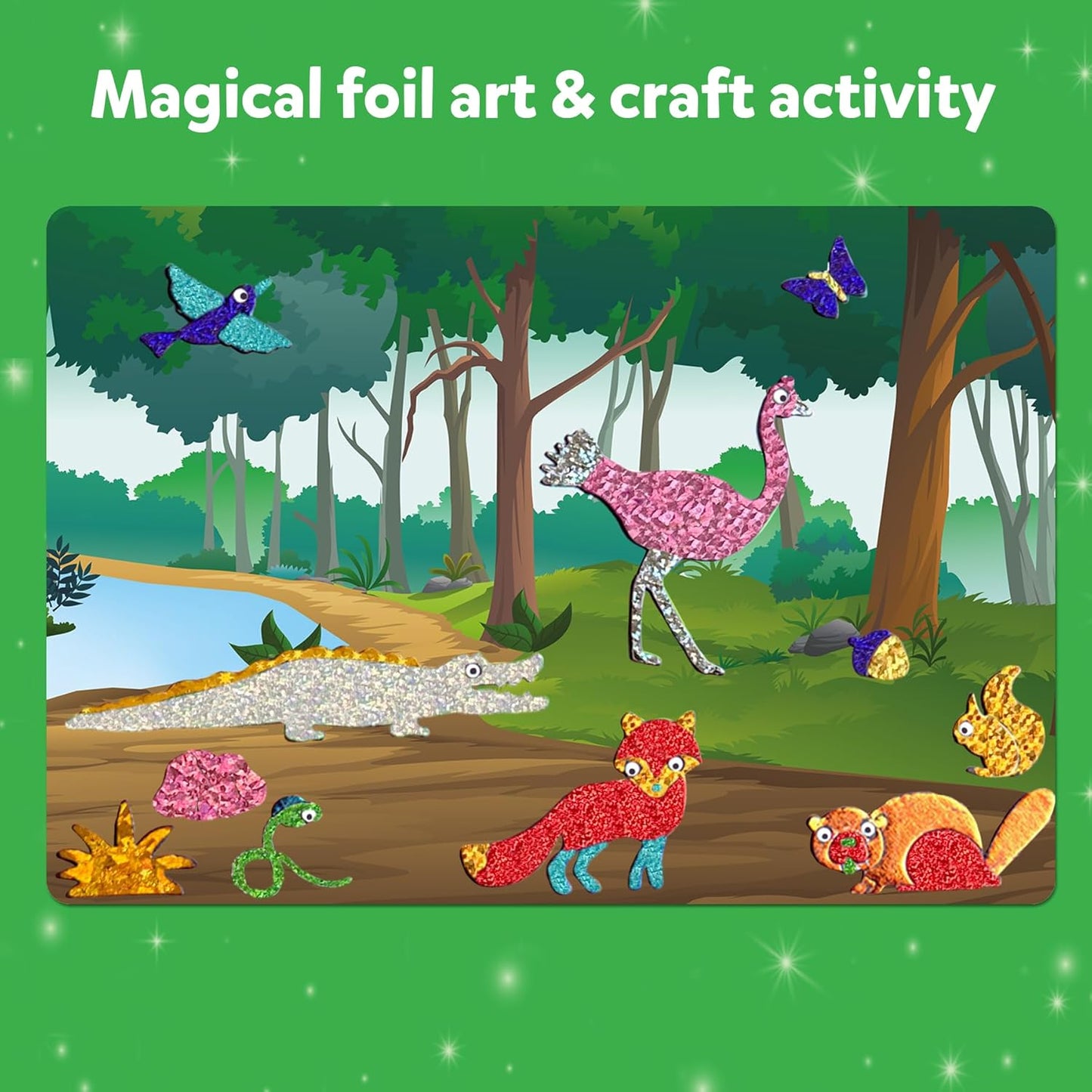 Skillmatics Foil Fun World of Animals