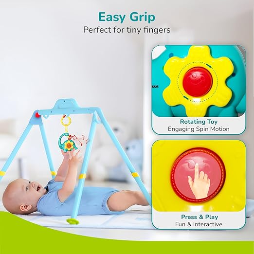 R for Rabbit Dino Tune ( Blue Yellow )