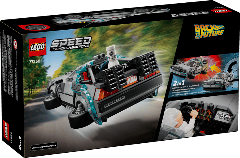 Lego Speed Champions Time Machine From Back To The Future #77256