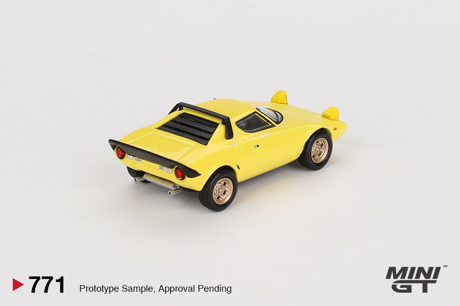 Mini GT Lancia Stratos HF Stradle Giallo Fly