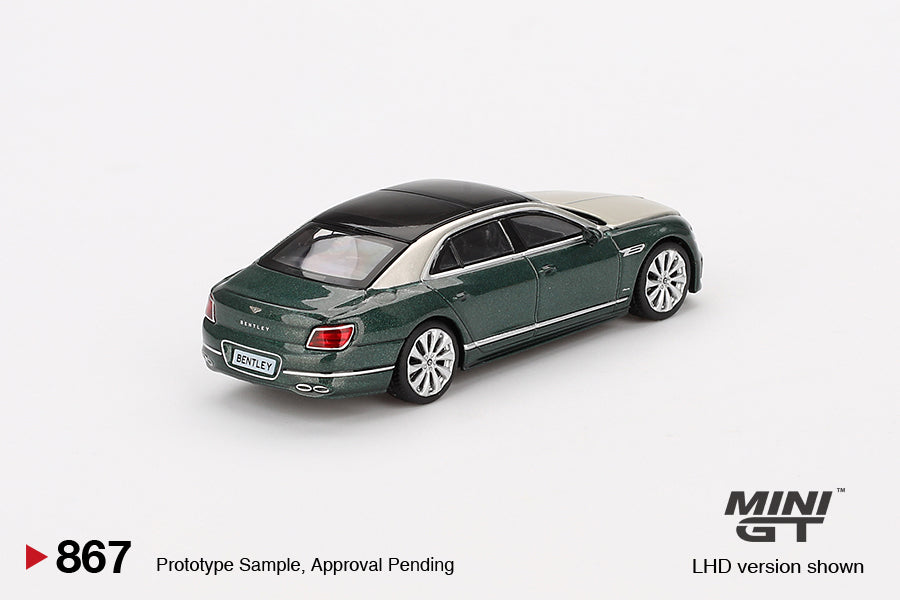 Mini GT Bentley Flying Spur White Sand Verdant
