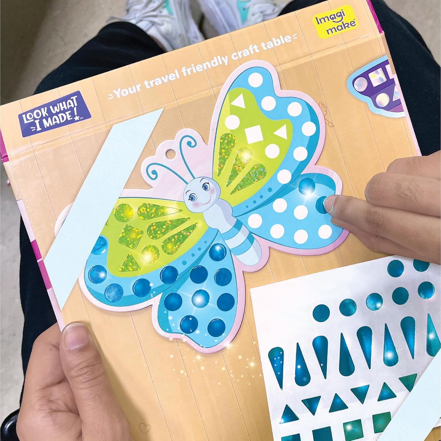 Imagi Make DIY Mirror Mosaic Butterfly & Peacock