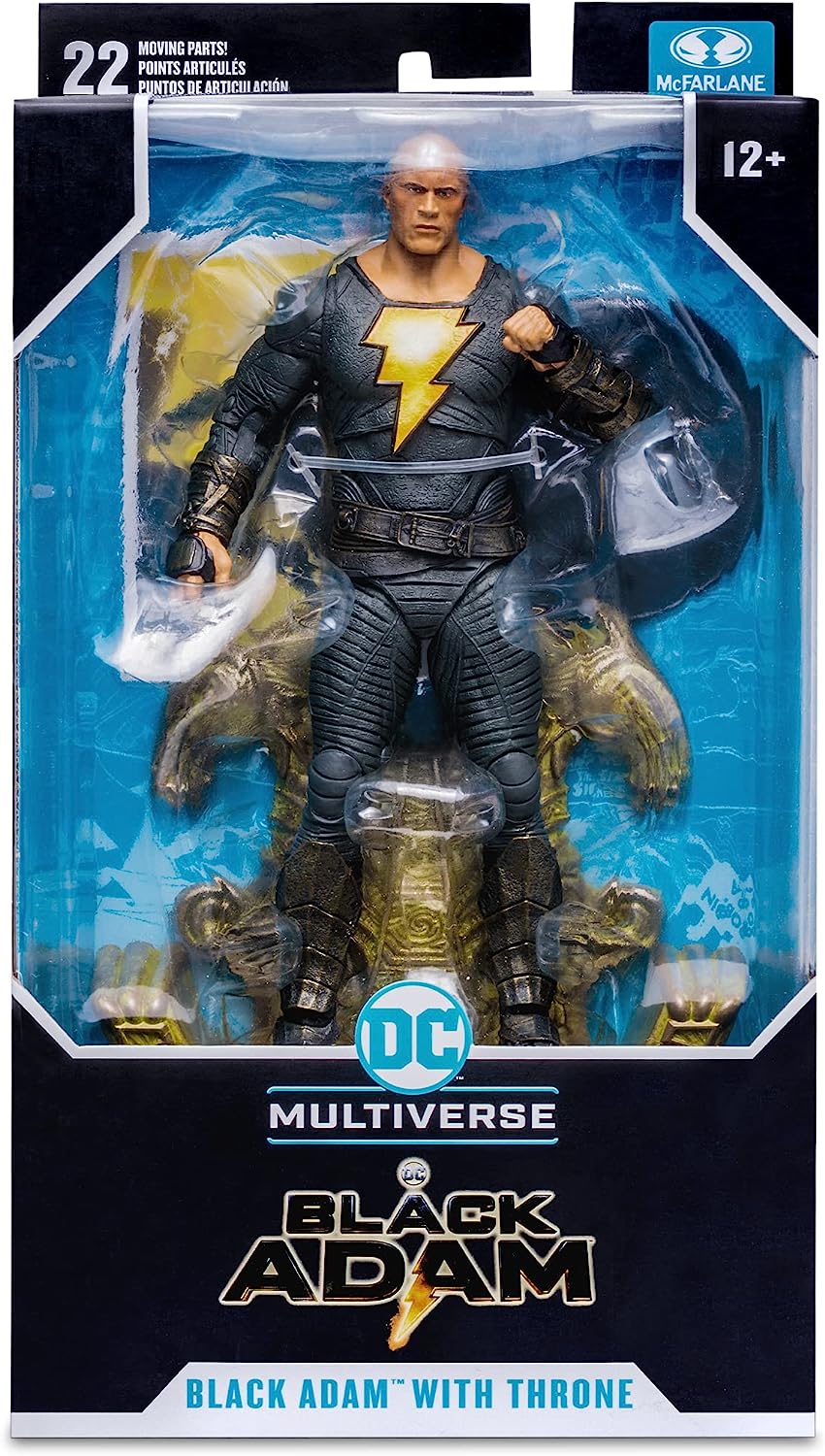 McFlarlane Toys : DC Multiverse Black Adam with Throne