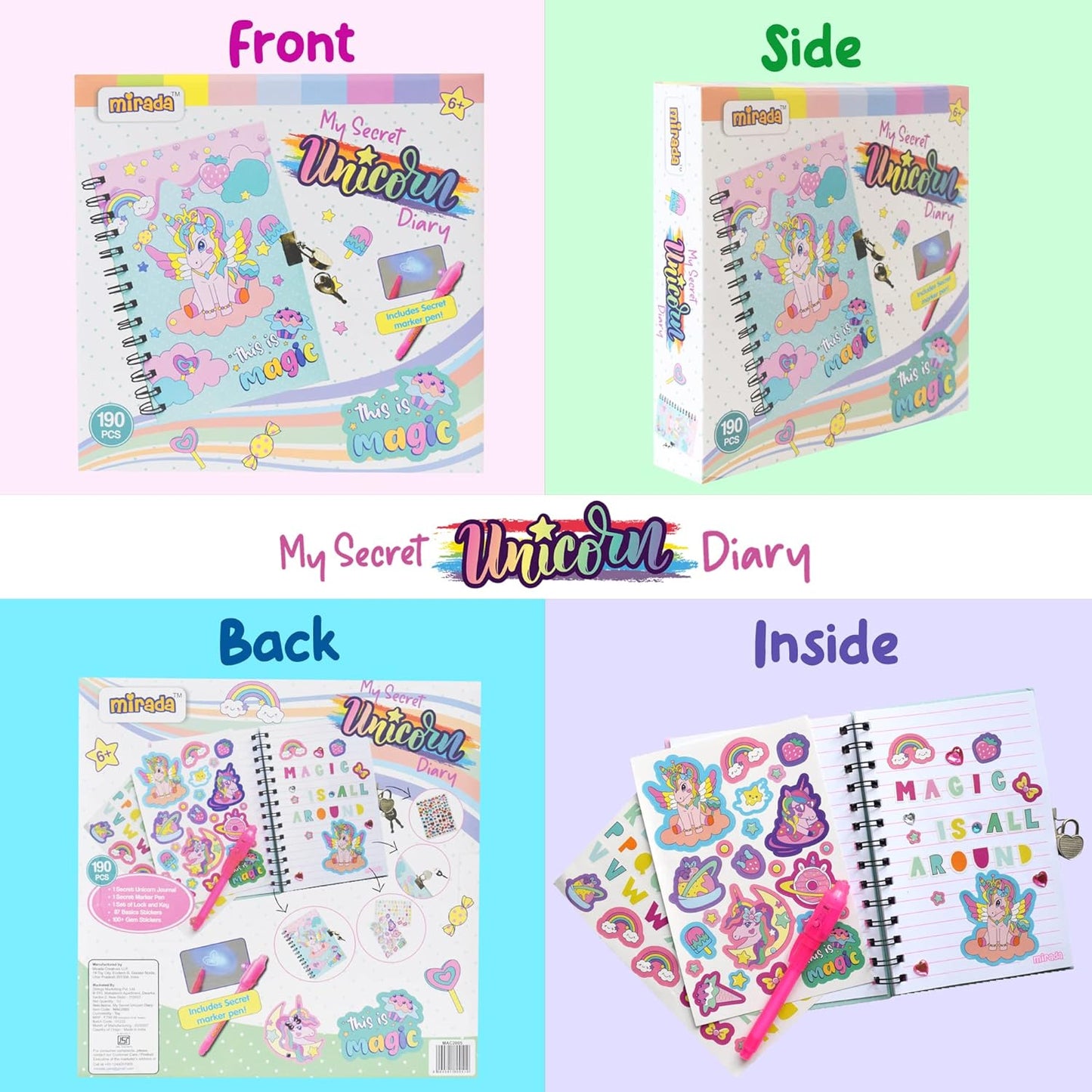 Mirada My Secret Unicorn Diary