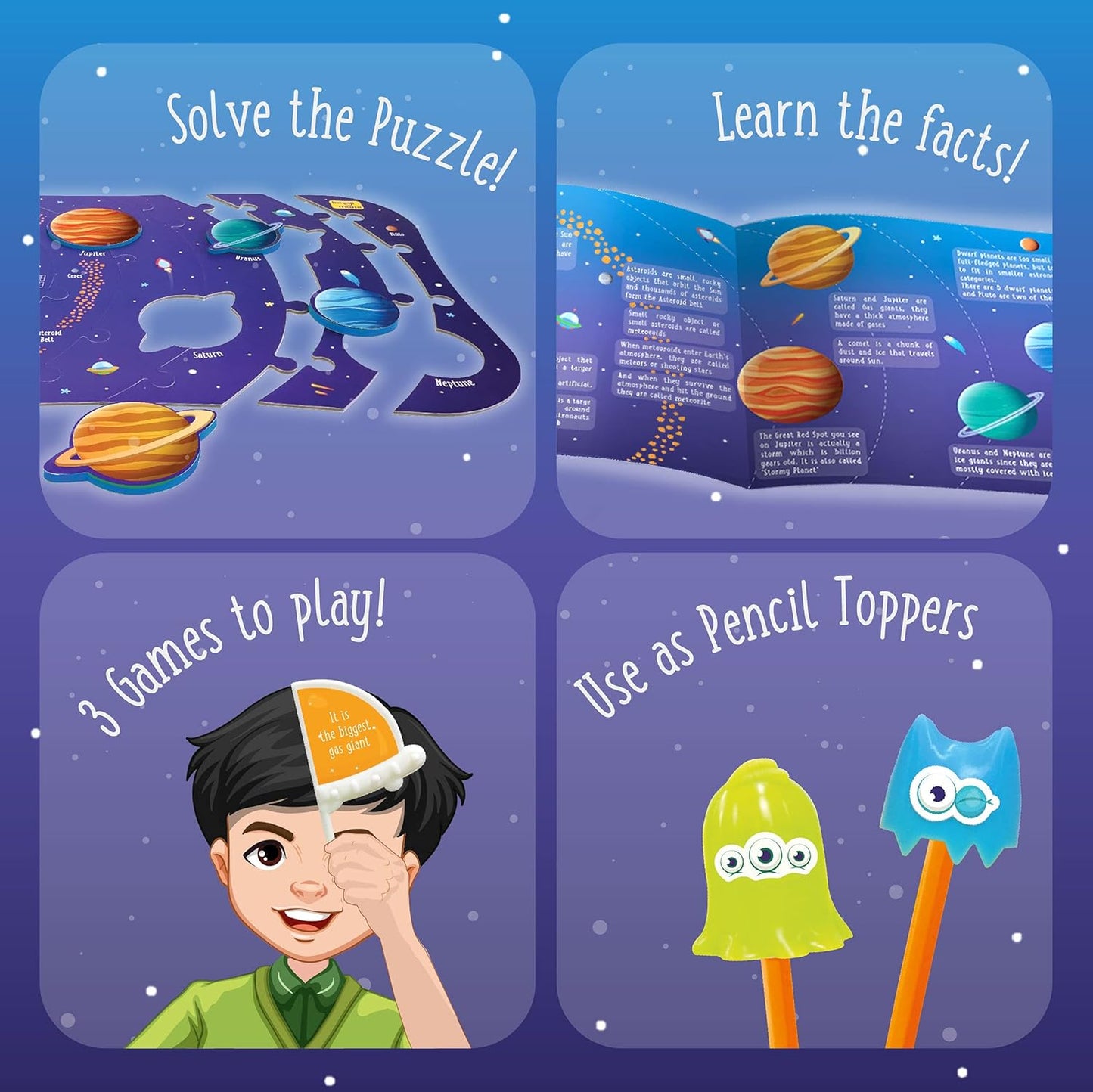 Imagi Make Mapology Solar System Dual Sided Puzzle