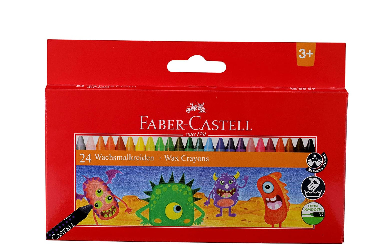 Faber-Castell 24 Wax Crayons