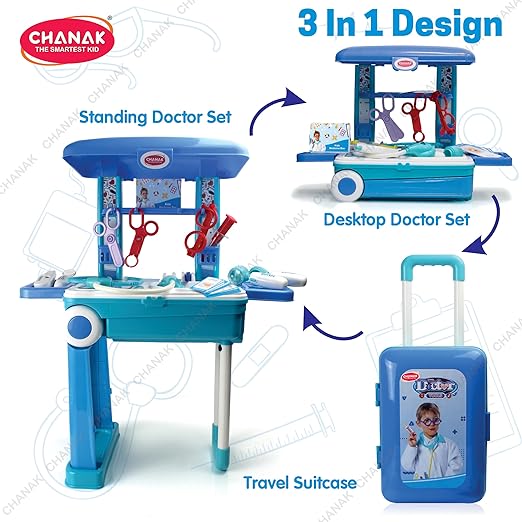 Chanak Premium Doctor Kit ( With LED Light Instruments )