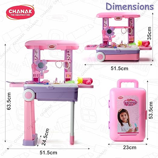 Chanak Little Beauty Set Trolley With Wheels