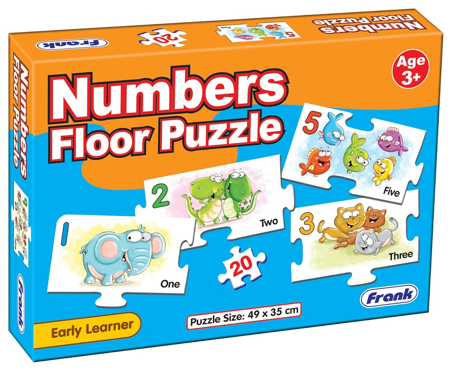 Frank Number Floor Puzzle (20 Big Pieces)