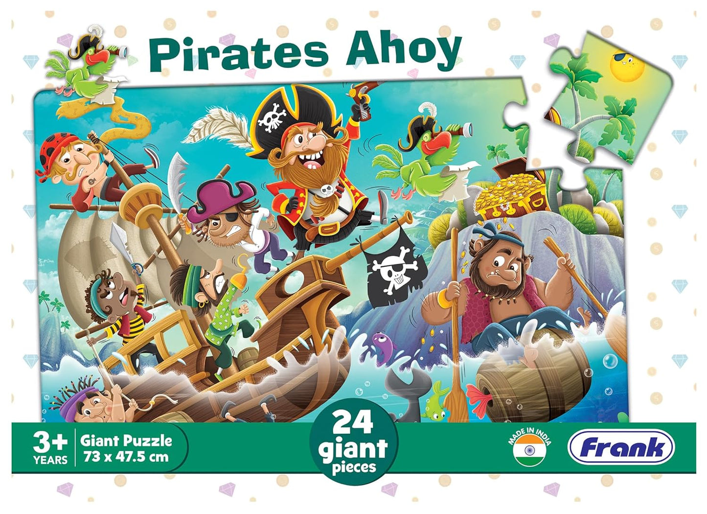Frank Pirates Ahoy Sea Adventure Giant Floor Jigsaw Puzzle