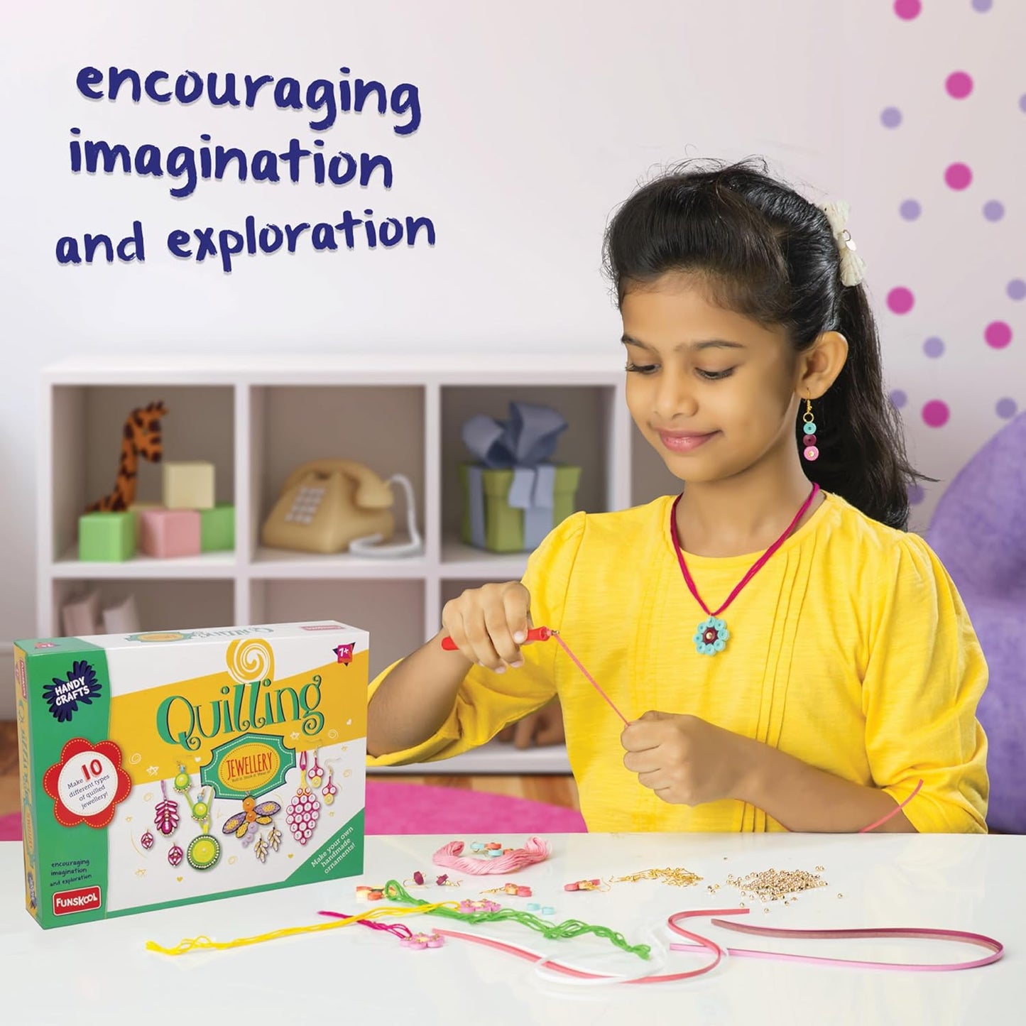 Funskool Quilling Jewellery
