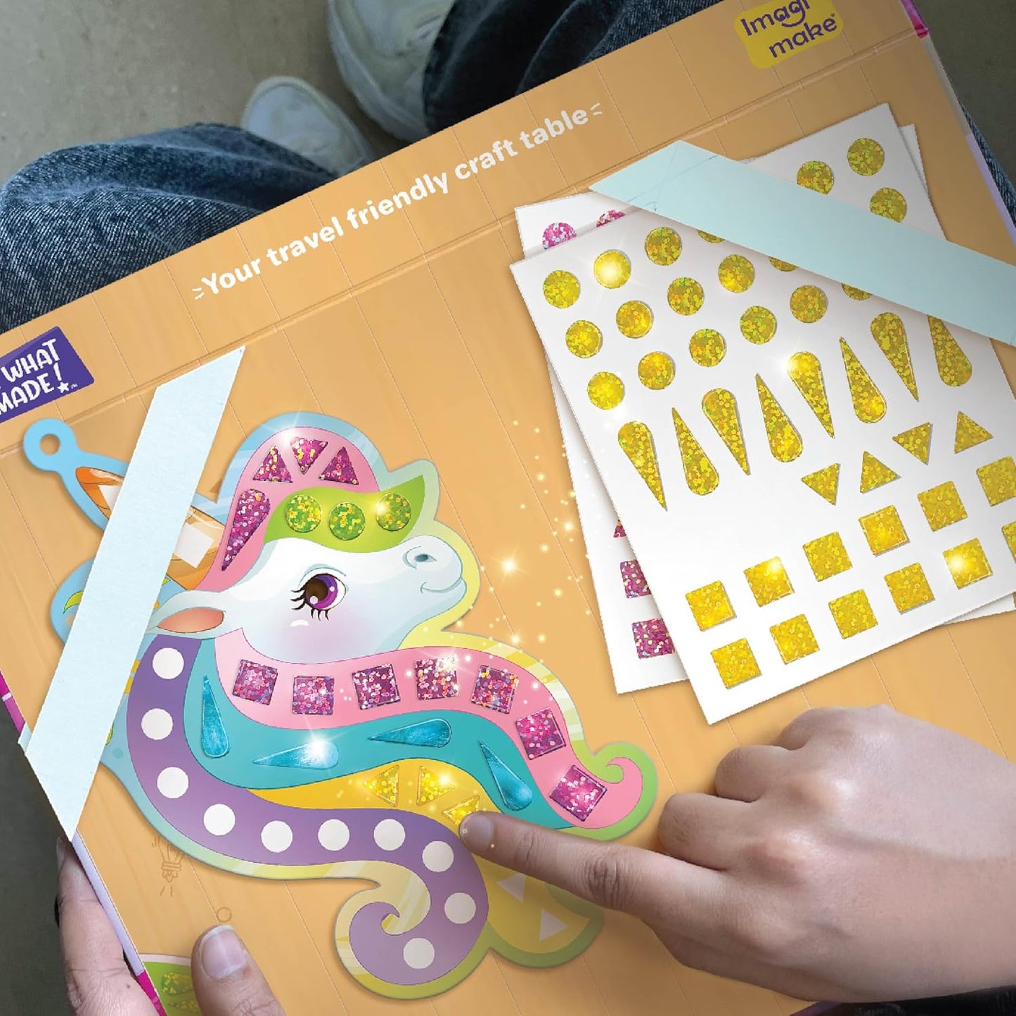 Imagi Make DIY Mirror Mosaic Princess & Unicorn