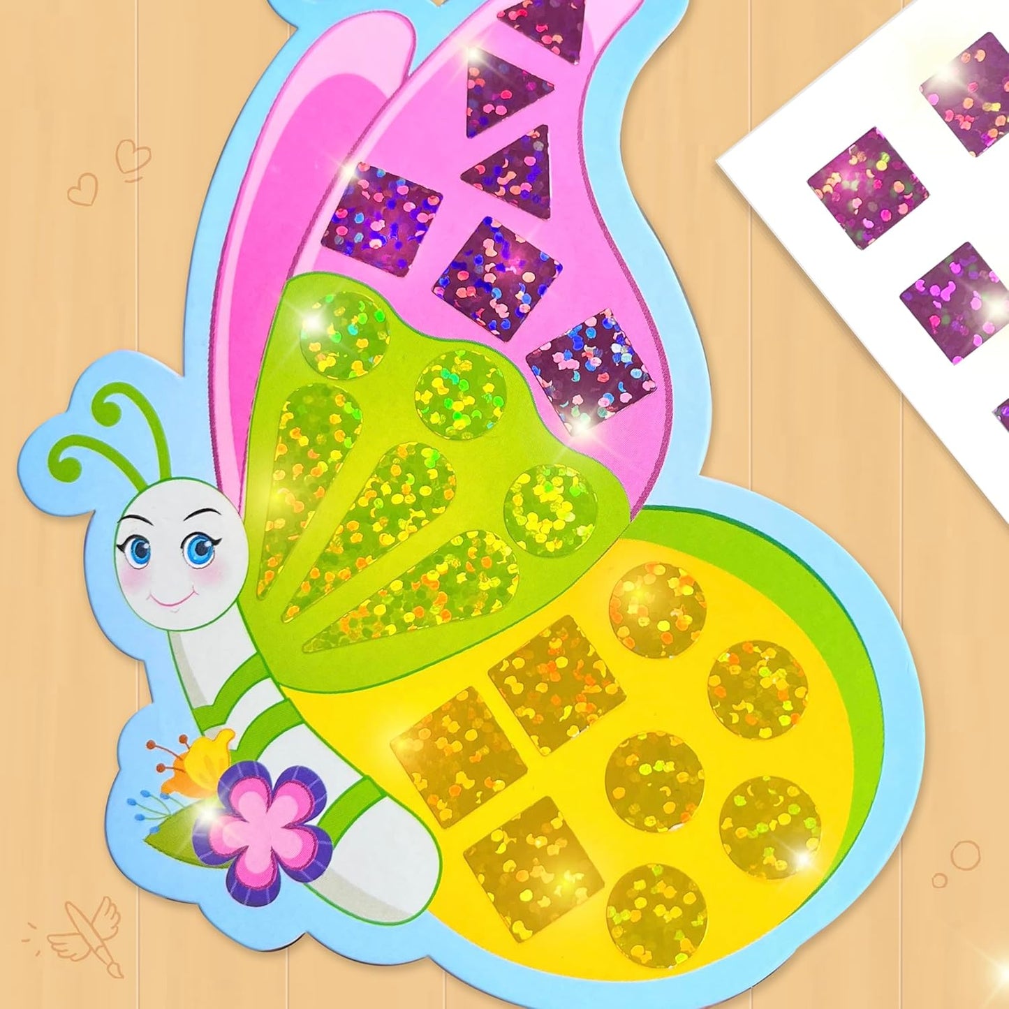 Imagi Make DIY Mirror Mosaic Butterfly & Peacock
