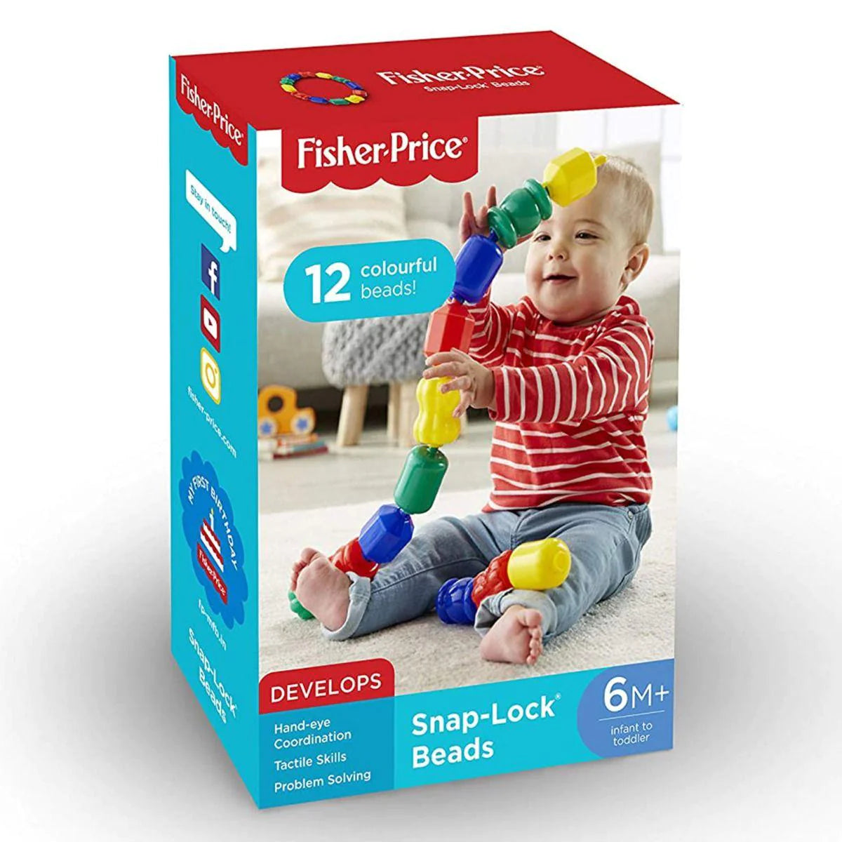 Snap lock beads for toddlers sales