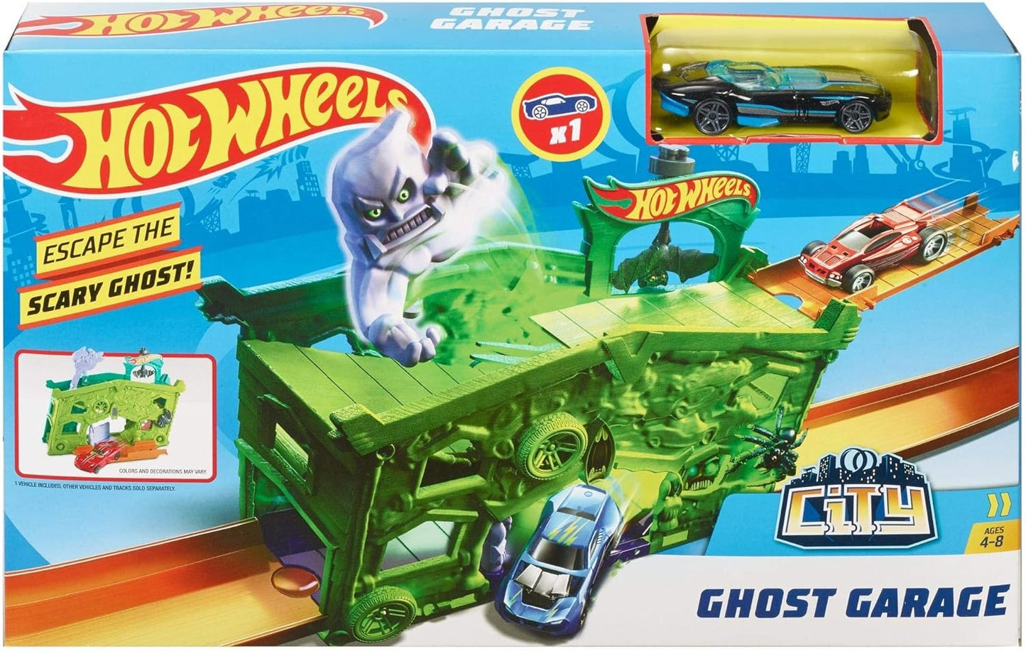Hot Wheels Ghost Garage Playset