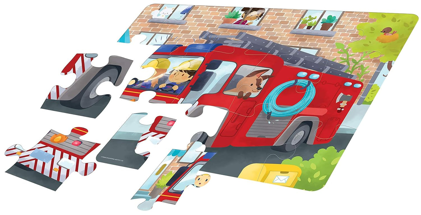 Frank Fire Engine Floor Puzzle (15 Pieces)