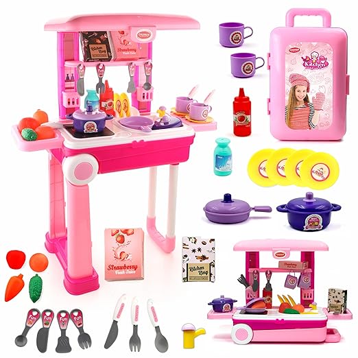 Chanak Little Chef Set ( Kitchen Set ) Suitcase On Wheels