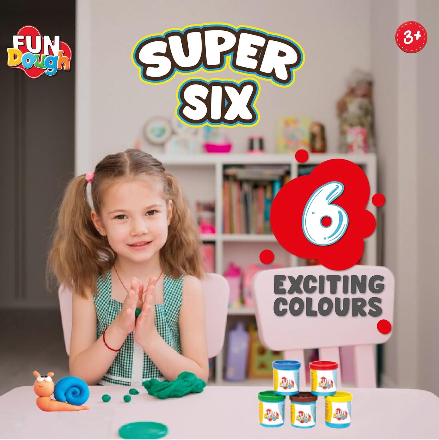 Funskool Super 6 Fun Dough