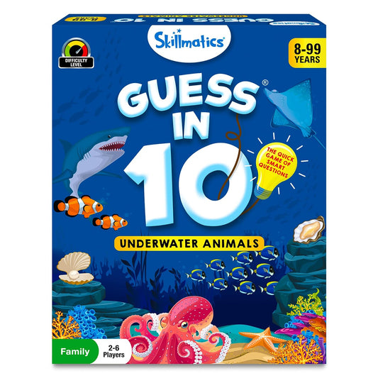 Skillmatics Guess in 10 Underwater Animals