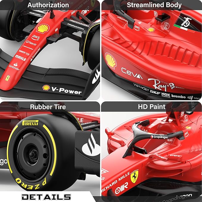 Rastar Ferrari F1-75 R/C Car 1:18 Scale
