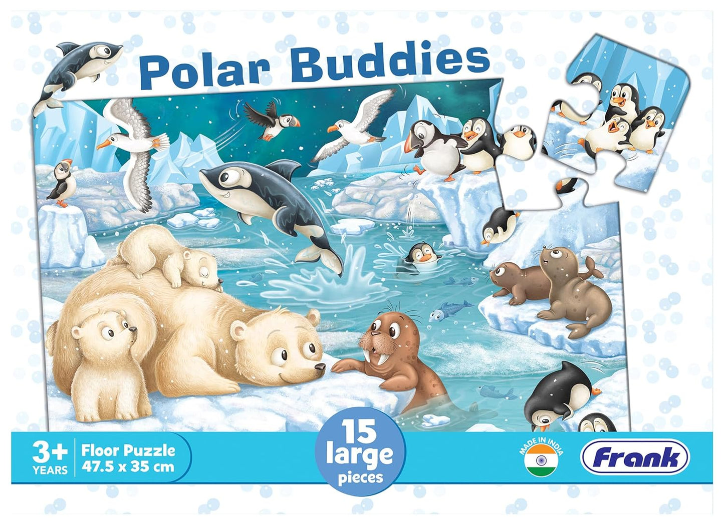 Frank Polar Buddies Floor Puzzle ( 15 Pieces )