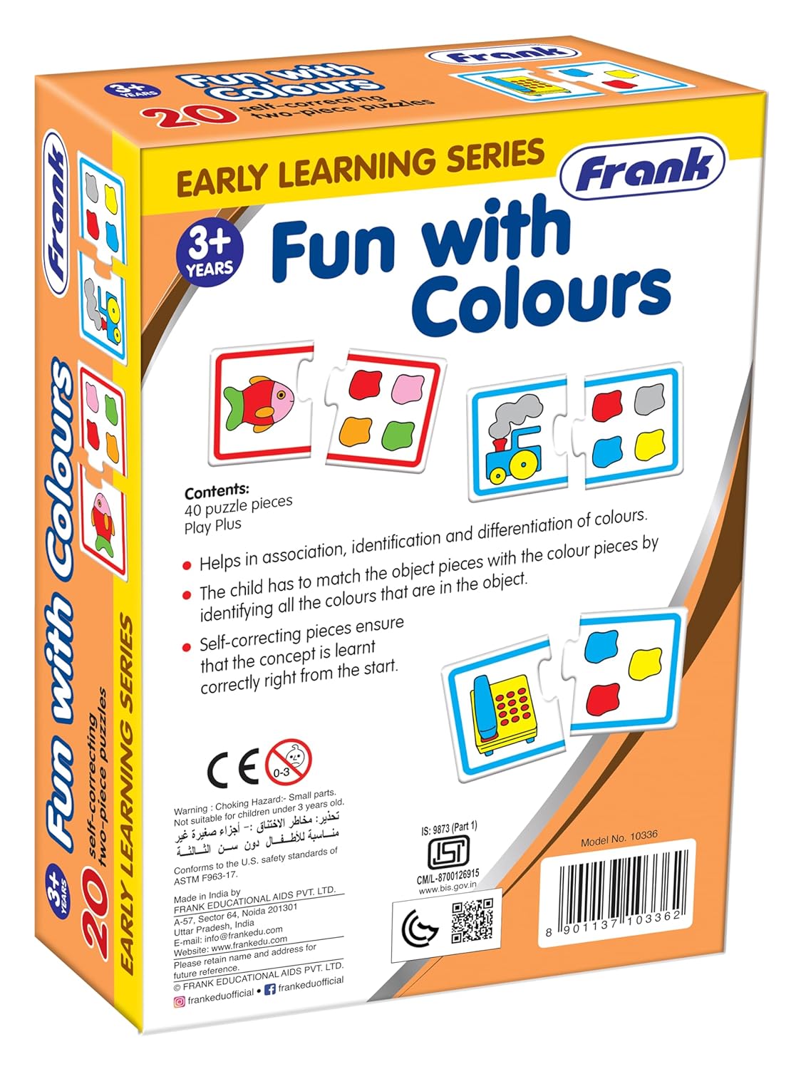 Frank Fun with Colours Puzzle | Ages 3 & Above
