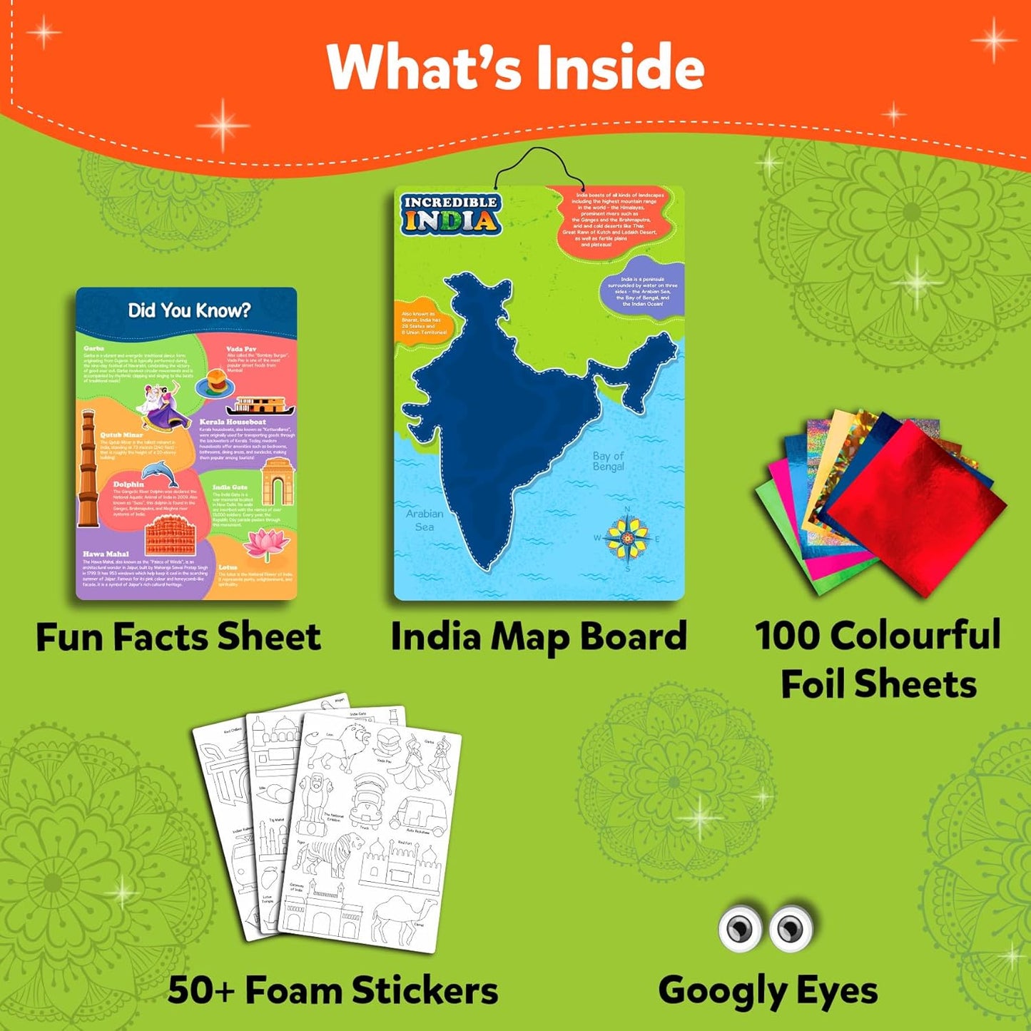 Skillmatics Foil Fun Incredible India