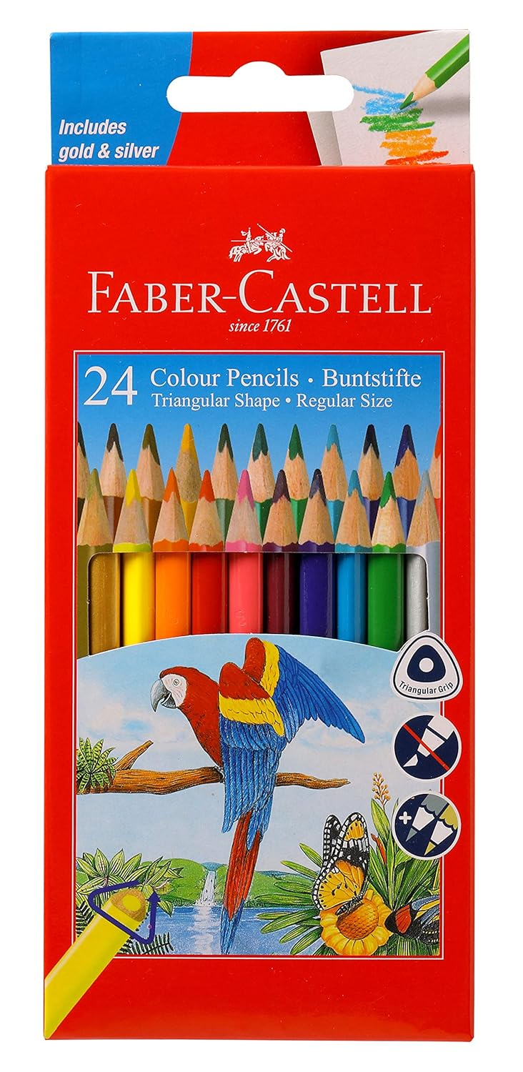 Faber-Castell 16 Ultra Long Wax Crayons