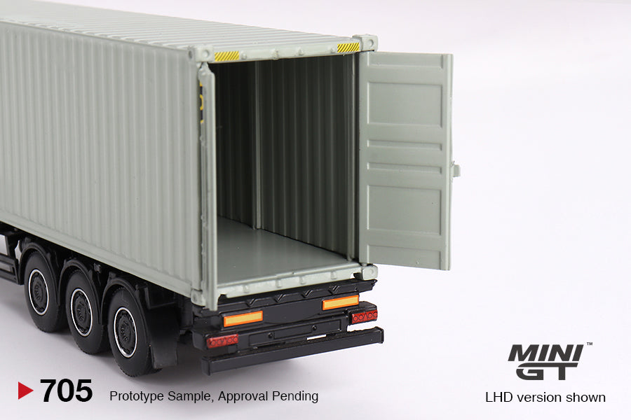 Mini GT Mercedes-Benz Actros w/ 40 Ft Container " UPS Europe"