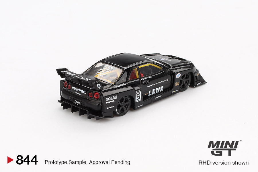 Mini GT Nissan LB-ER34 Super Silhouette Skyline Black