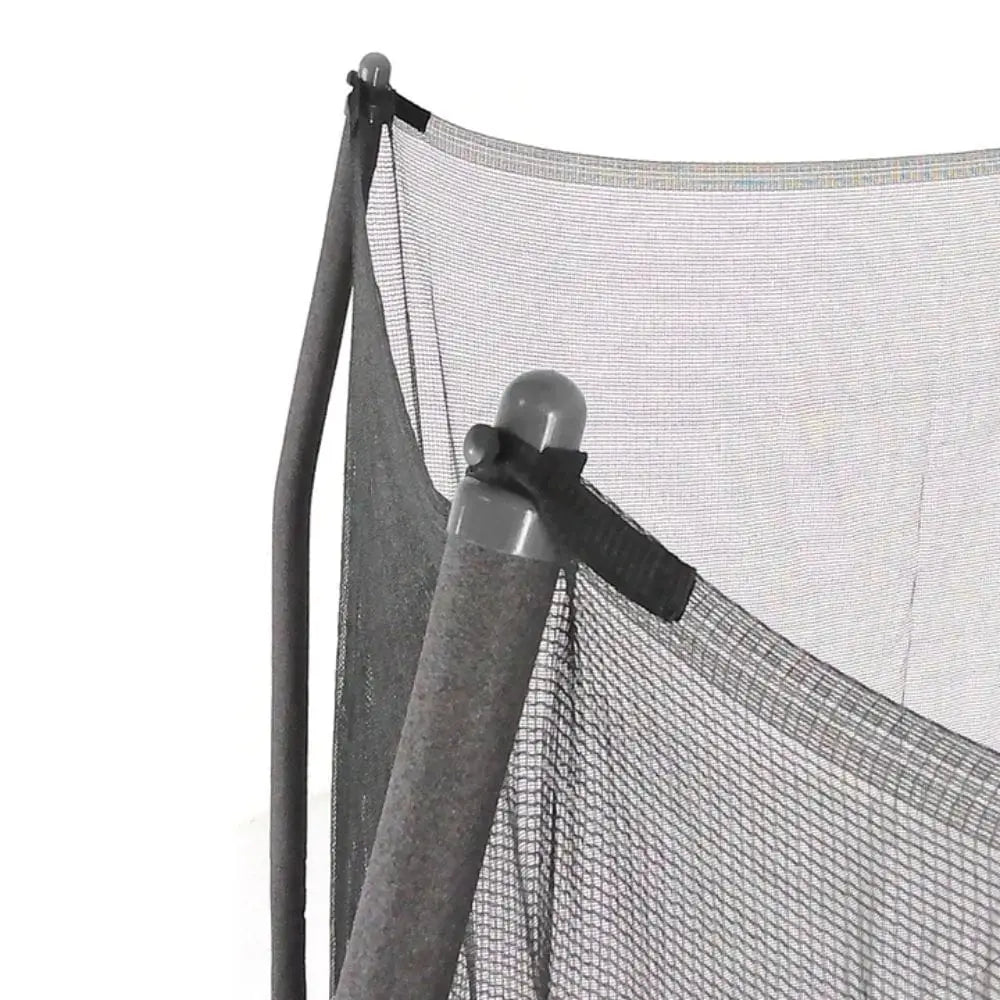 Skywalker Trampoline 8 feet Trampoline with Safety Enclosure – Blue (for age 6+ Years) with warranty