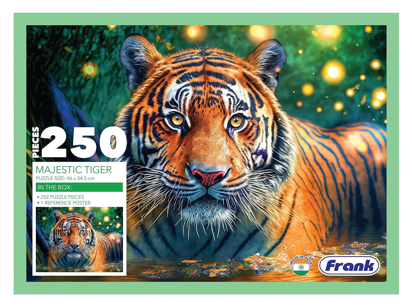 Frank Majestic Tiger Jigsaw Puzzle (250 Pieces) for Kids Above 9+ Years