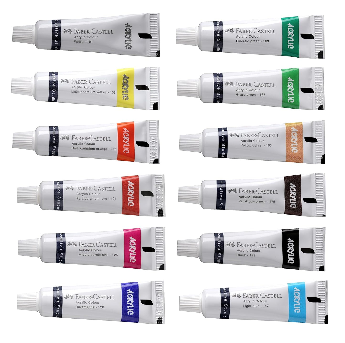 Faber-Castell 12 Acrylic Colours