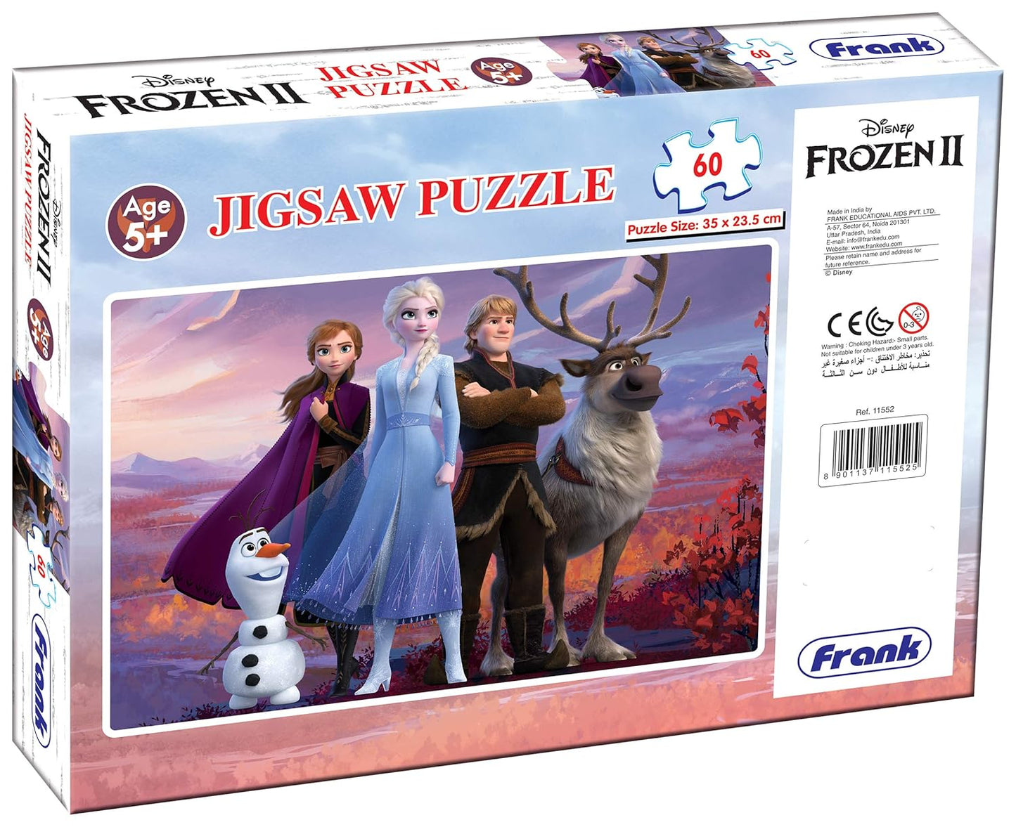 Frank Disney Frozen 2 Jigsaw Puzzle (60 Pieces) for Kids Above 5+ Years