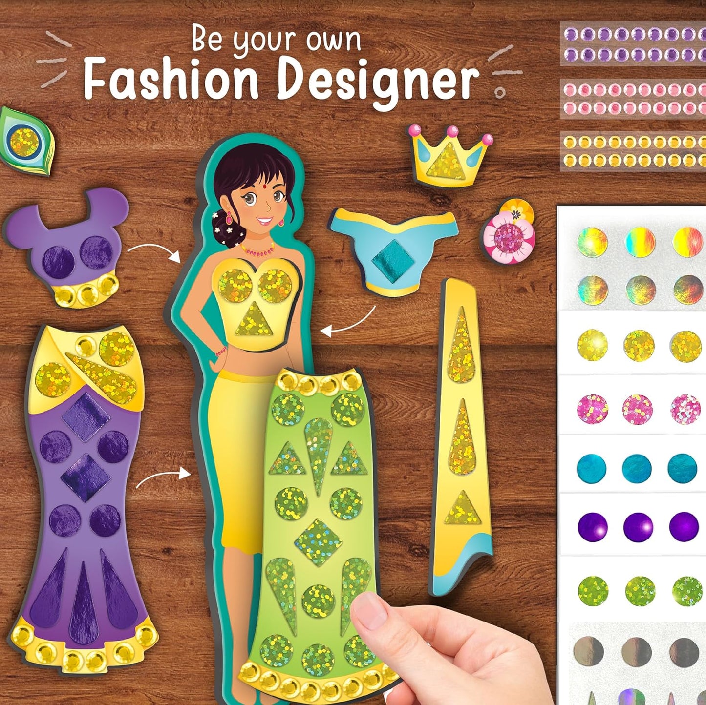 Imagi Make DIY Magnetic Dress Up Indian Princess