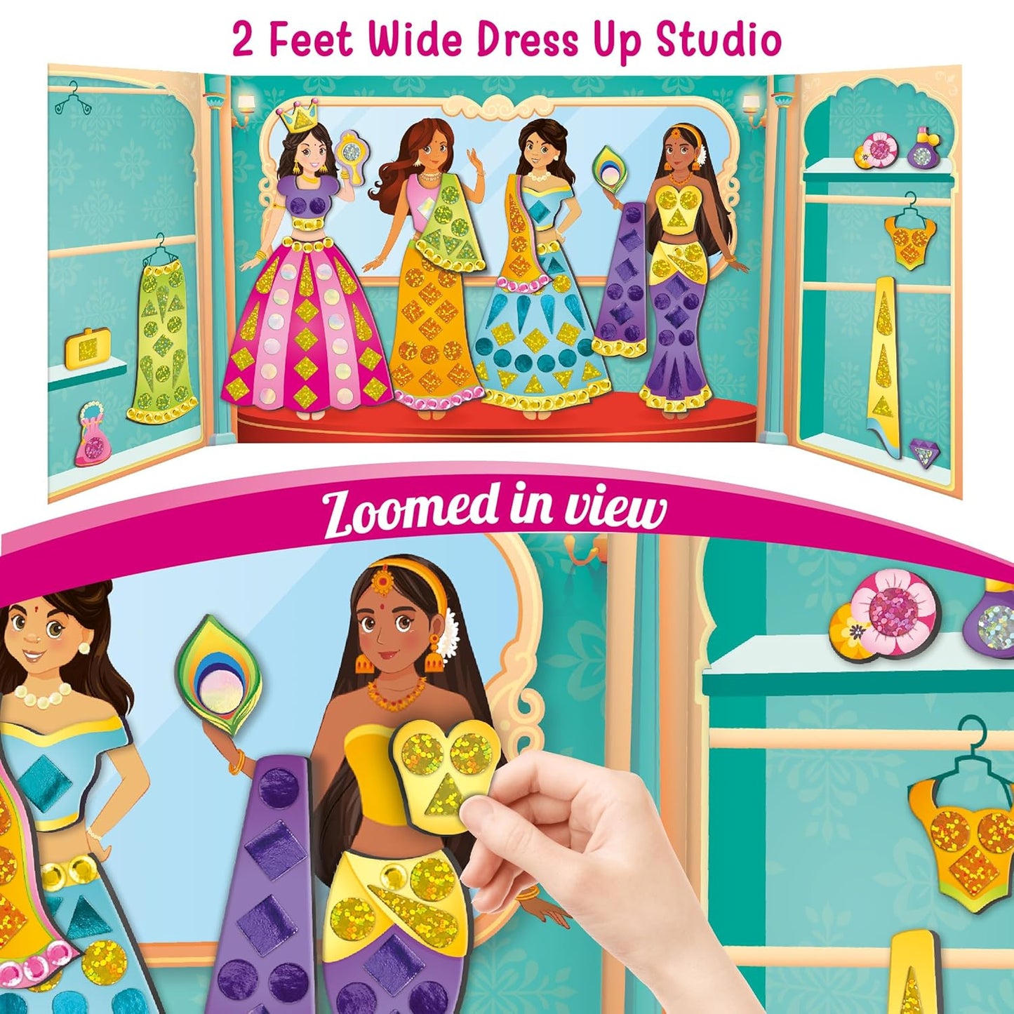 Imagi Make DIY Magnetic Dress Up Indian Princess