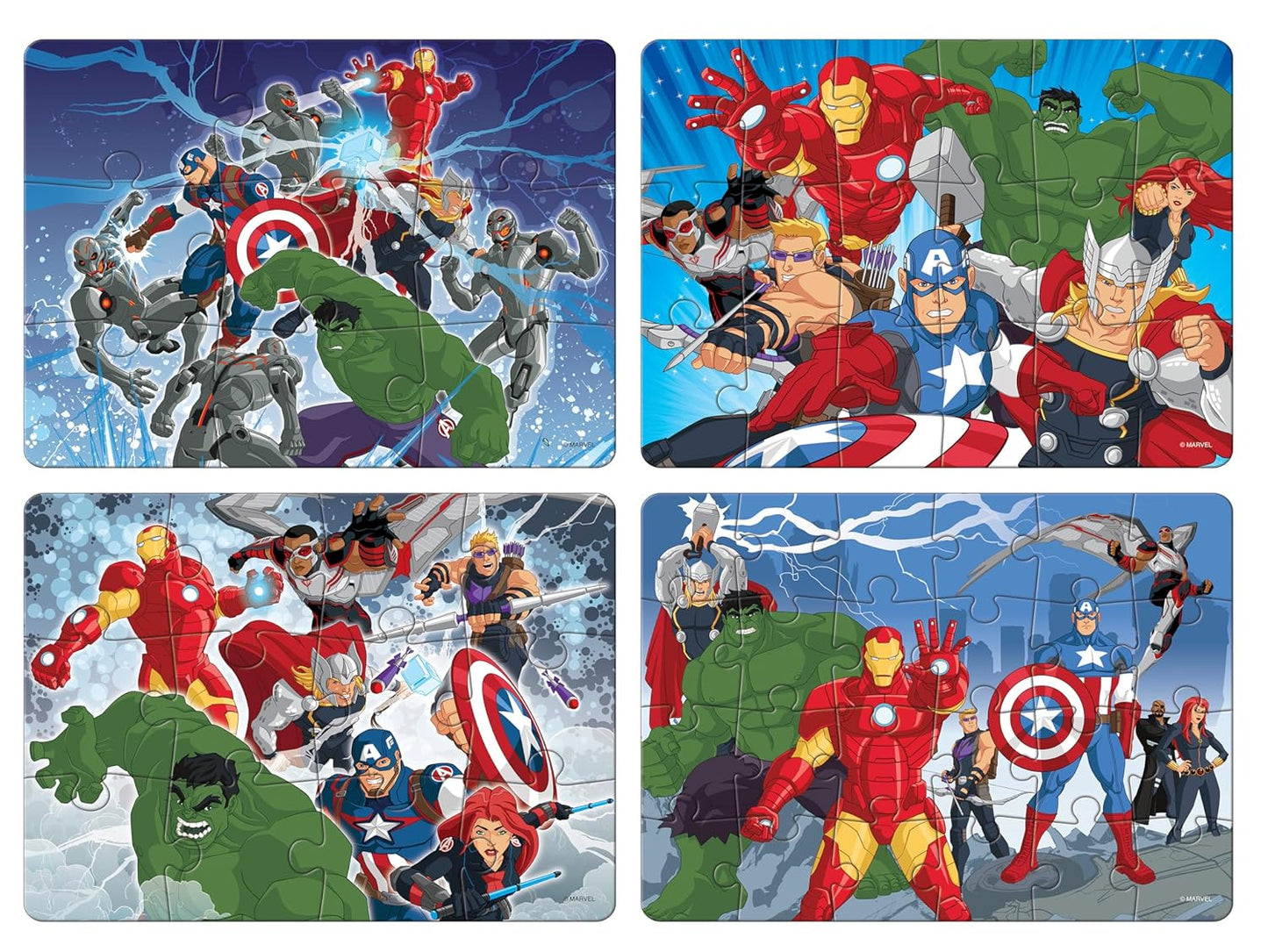 Frank Avengers 4 Puzzles in 1-  63 pcs Jigsaw Puzzle