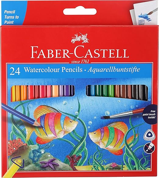 Faber-Castell 24 Watercolour Pencils
