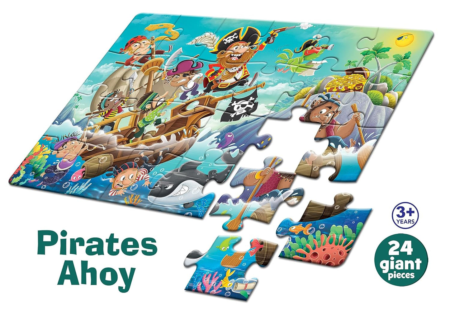 Frank Pirates Ahoy Sea Adventure Giant Floor Jigsaw Puzzle