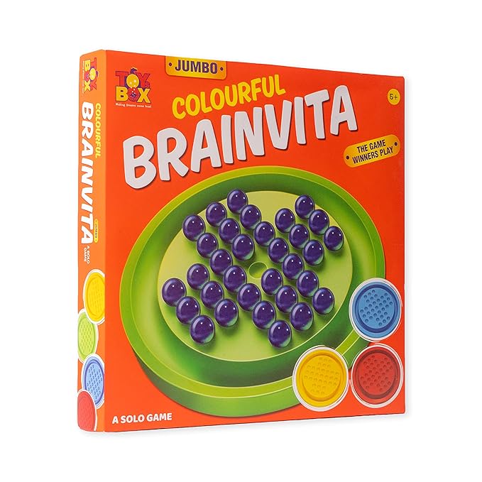 Toys Box Jumbo Colourful Brainvita Multicolour