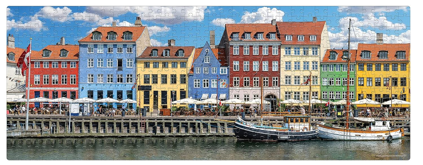 Frank Nyhavn Copenhagen Panorama Puzzle 500 Pieces
