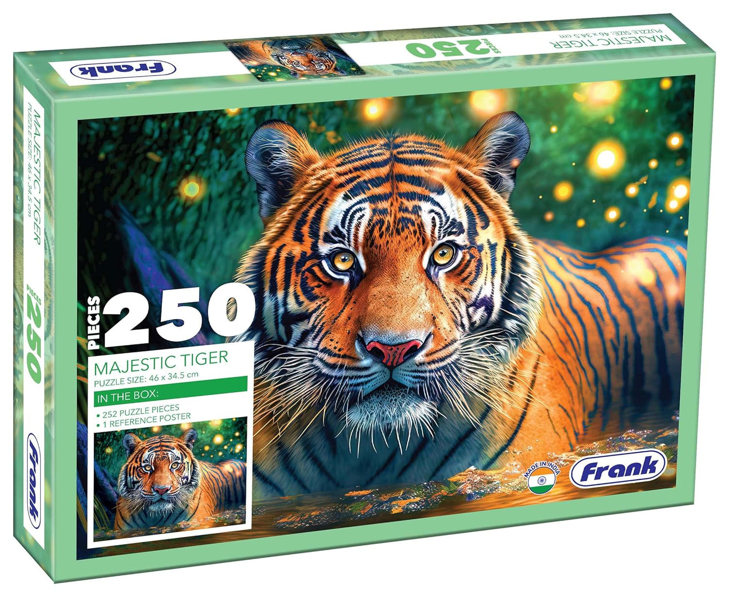 Frank Majestic Tiger Jigsaw Puzzle (250 Pieces) for Kids Above 9+ Years