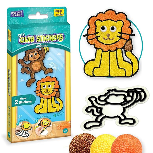 Imagi-Make DIY Clay Stickers Animals
