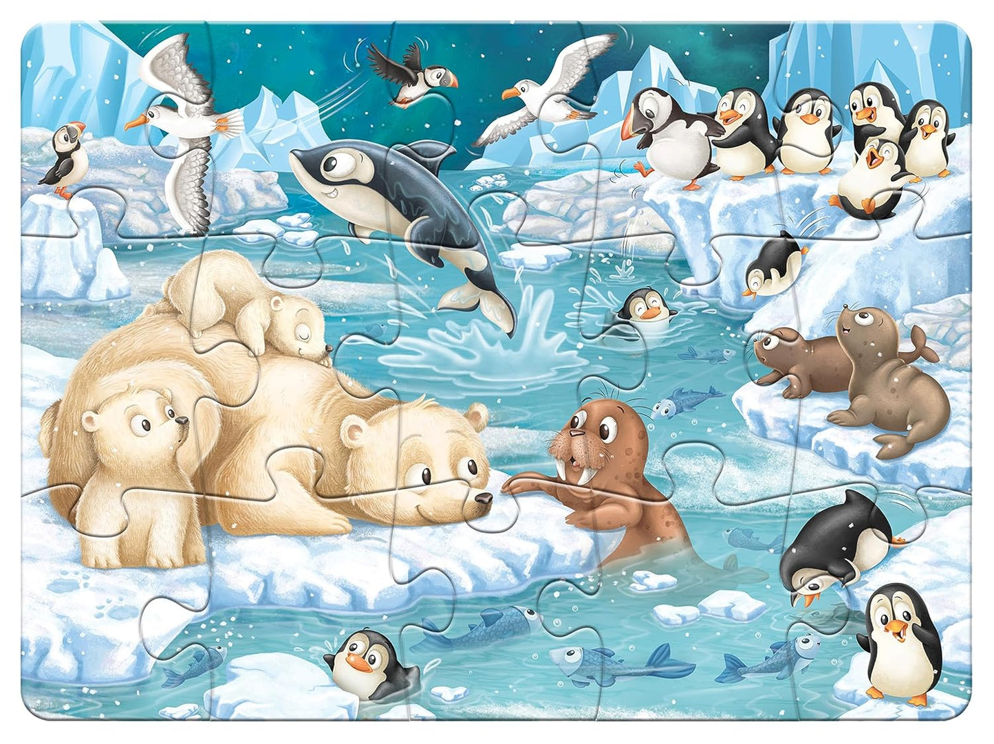 Frank Polar Buddies Floor Puzzle ( 15 Pieces )